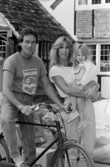 Framed Print : Former British Motorcycle road racer Barry Sheene prepares for a new life in the sun as