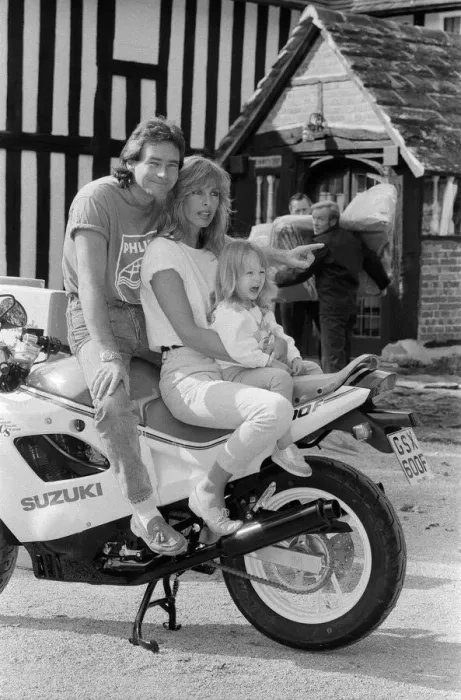 Framed Print : Former British Motorcycle road racer Barry Sheene prepares for a new life in the sun as Framed Print : Former British Motorcycle road racer Barry Sheene prepares for a new life in the sun as
