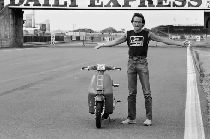 Framed Print : British Motorcycle road racer Barry Sheene at Silverstone. 2nd August 1984 Framed Print : British Motorcycle road racer Barry Sheene at Silverstone. 2nd August 1984