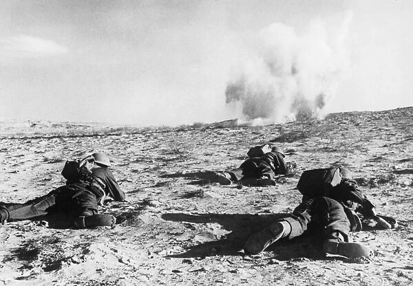 British offensive in the western desert. (Picture