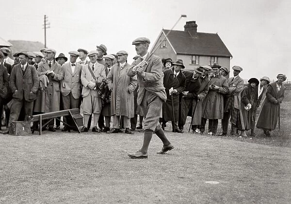 British Open 1920. Royal Cinque Ports Golf Club, Deal, Kent. 2nd July 1920. Abe Mitchell