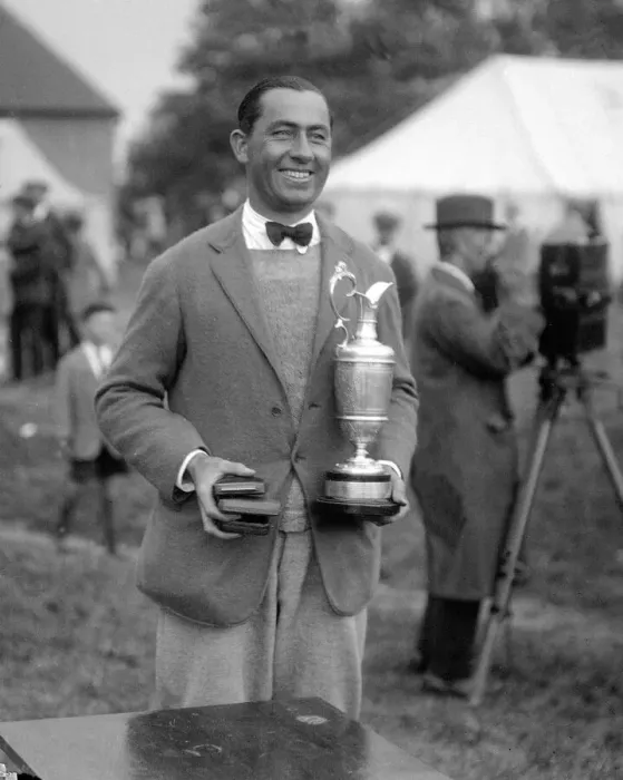 Framed Print : British Open 1922. Royal St Georges Golf Club, Kent. Friday 23rd June 1922