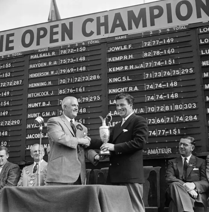 Framed Print : British Open 1958. Royal Lytham & St Annes Golf Club. Lancashire. Saturday 5th July 1958