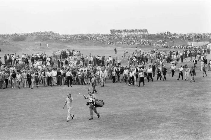 Framed Print : British Open 1971. Royal Birkdale Golf Club in Southport, England