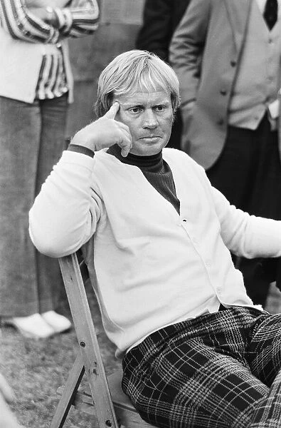 British Open 1973. Troon Golf Club in Troon, Scotland. Pictured, Jack Nicklaus