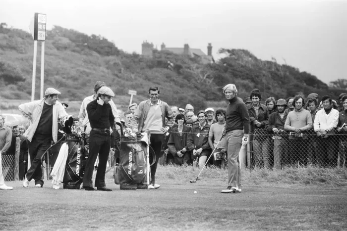 Framed Print : British Open 1973. Troon Golf Club in Troon, Scotland. Pictured Framed Print : British Open 1973. Troon Golf Club in Troon, Scotland. Pictured