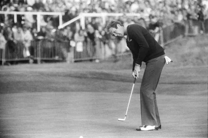 Framed Print : British Open 1973. Troon Golf Club in Troon, Scotland. Pictured Framed Print : British Open 1973. Troon Golf Club in Troon, Scotland. Pictured