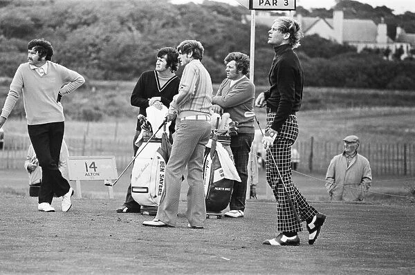 British Open 1973. Troon Golf Club in Troon, Scotland. Pictured, Johnny Miller