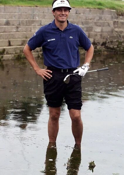 British Open Golf Championships At Carnoustie July 1999 Jean Van de Velde attempts