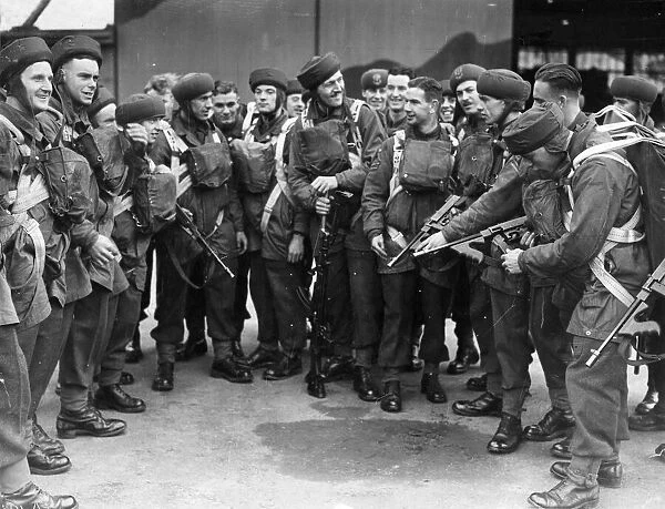 British Parachute Squadron (actual regiment unknown) training group