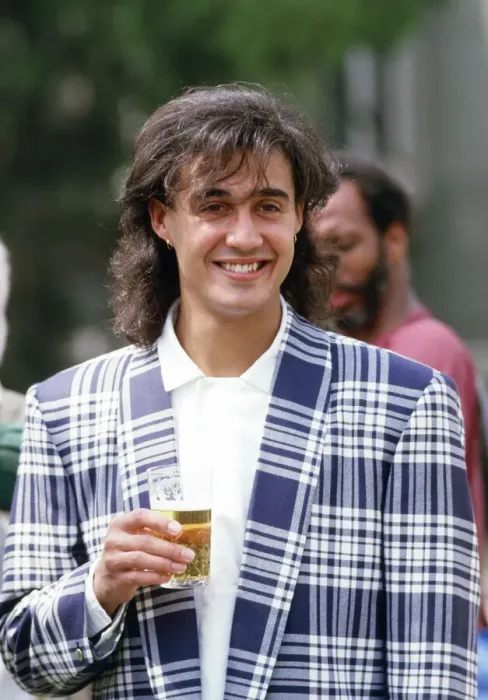 Framed Print : British pop group Wham pictured on their 10-day visit to China, April 1985 Framed Print : British pop group Wham pictured on their 10-day visit to China, April 1985
