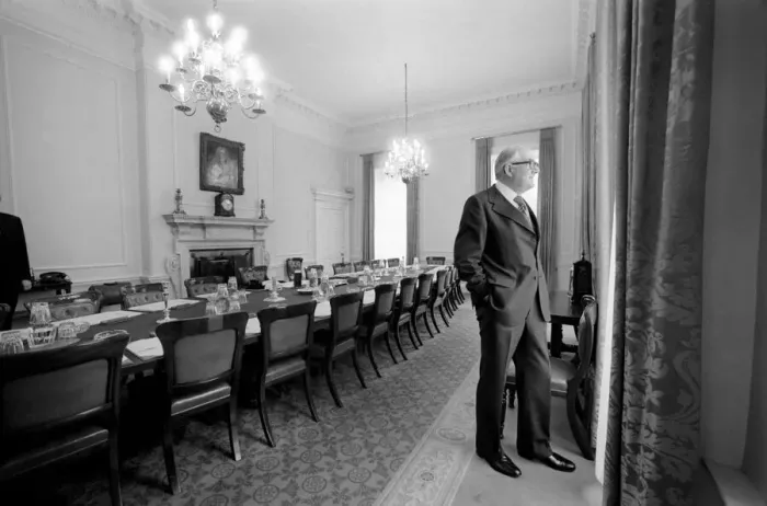 Framed Print : British Prime Minister James Callaghan at 10 Downing Street Framed Print : British Prime Minister James Callaghan at 10 Downing Street