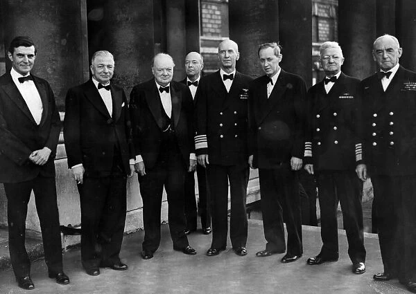 British Prime Minister Winston Churchill with American Government