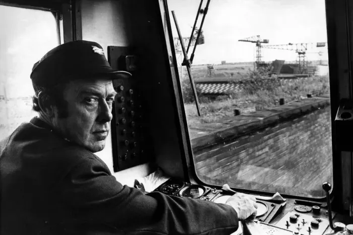 Framed Print : British Rail driver Mr. Gordon Charlton on 20th July 1973 Framed Print : British Rail driver Mr. Gordon Charlton on 20th July 1973