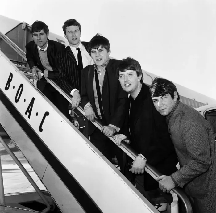 Framed Print : British rock group The Animals leaving London airport for Tel Aviv Framed Print : British rock group The Animals leaving London airport for Tel Aviv
