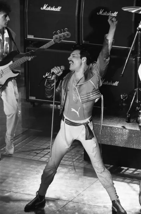 Framed Print : British Rock group Queen performing at the Golden Rose Pop festival in Montreux Framed Print : British Rock group Queen performing at the Golden Rose Pop festival in Montreux