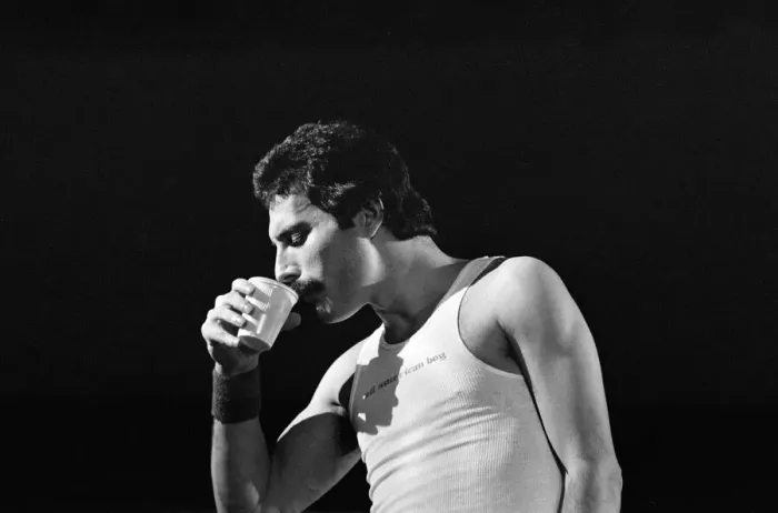 Framed Print : British Rock group Queen performing at the NEC in Birmingham Framed Print : British Rock group Queen performing at the NEC in Birmingham