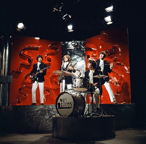 British rock group The Troggs appearing on the BBC television programme Top Of The Pops