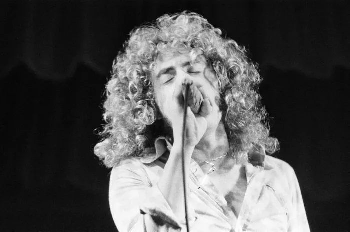 Framed Print : British rock group The Who performing on stage during a concert at the University of Framed Print : British rock group The Who performing on stage during a concert at the University of