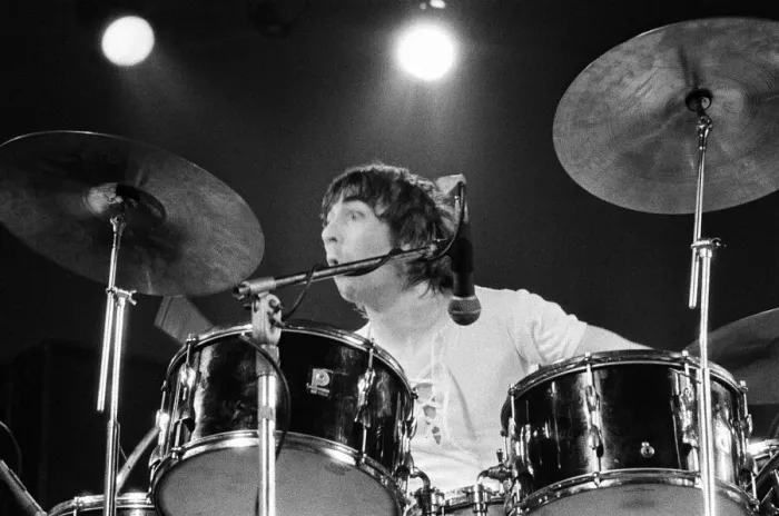 Framed Print : British rock group The Who performing on stage during a concert at the University of Framed Print : British rock group The Who performing on stage during a concert at the University of