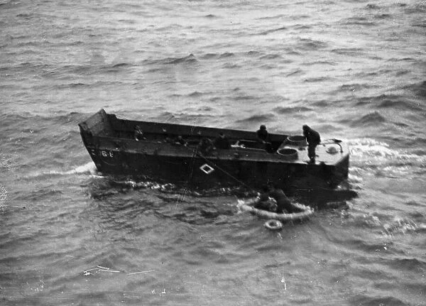 British Royal Navy rescues American sailors in 'Invasion Bay'