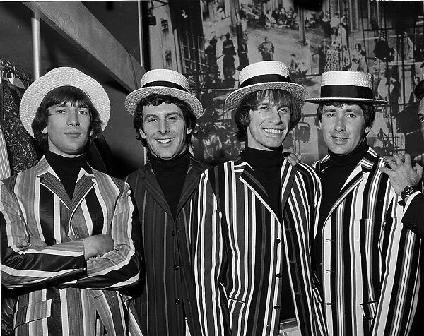 British Sixties pop group The Troggs 1966