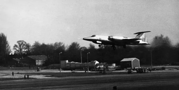 Framed Print : The British supersonic research aircraft Bristol T 188 taking off for the first time Framed Print : The British supersonic research aircraft Bristol T 188 taking off for the first time