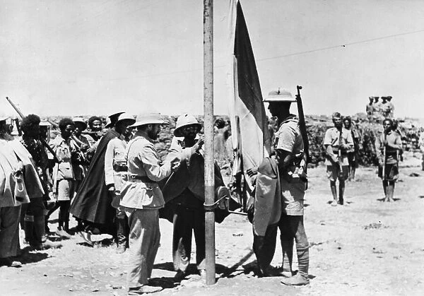 While British Troops under Lieutenant General Cunningham were occupying Addis Ababa