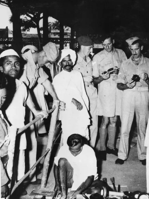 Framed Print : British troops in Southern India were present at some of the celebrations held to mark Framed Print : British troops in Southern India were present at some of the celebrations held to mark