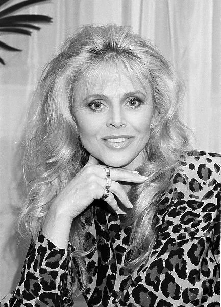 Britt Ekland, actress - 23  /  2  /  1989