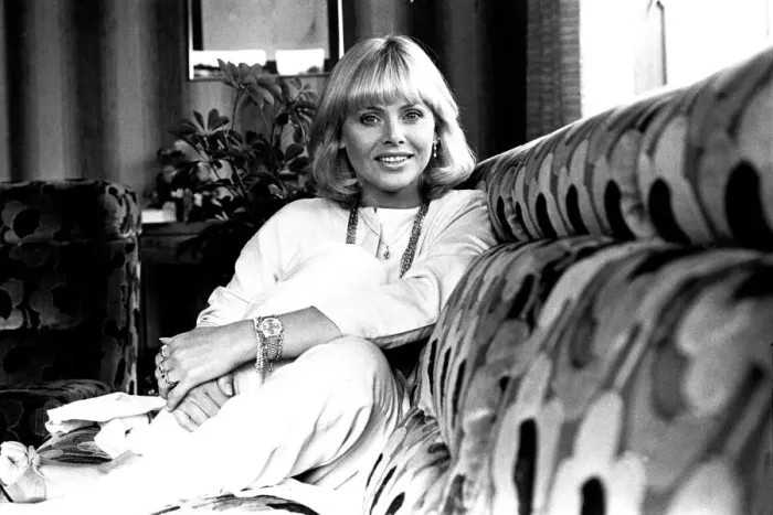 Framed Print : Britt Ekland at the Gosforth Park Hotel in Newcastle July 1980 Framed Print : Britt Ekland at the Gosforth Park Hotel in Newcastle July 1980