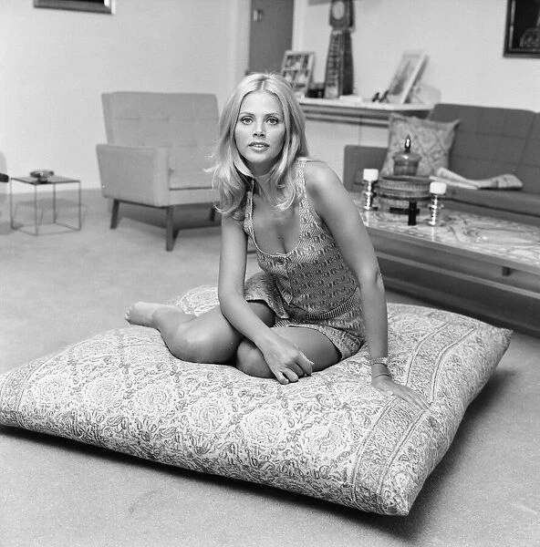 Britt Ekland, Swedish actress, pictured June 1971