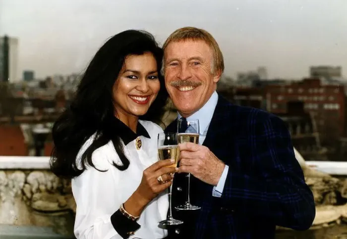  : Bruce Forsyth, comedian and Game Show host, with his wife Wilnelia