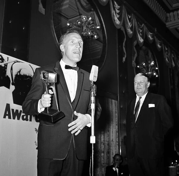 Bruce Forsyth at the Daily Mirror Television Award show. 29th July 1962