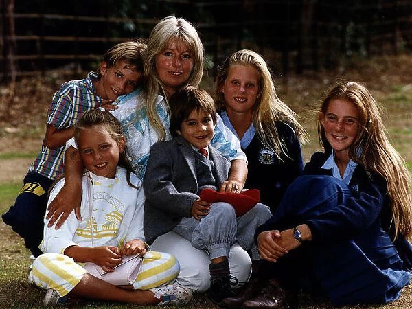 Bruce Forsyth ex wife Anthea Redfern with her children Debbie, Jeremy, Josie