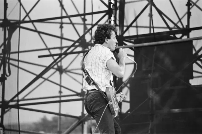 Framed Print : Bruce Springsteen performs at St James Park, Newcastle, United Kingdom Framed Print : Bruce Springsteen performs at St James Park, Newcastle, United Kingdom