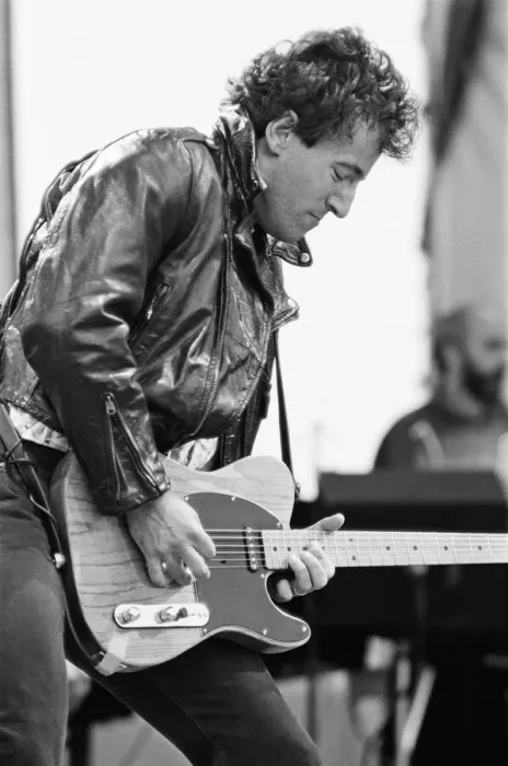 Framed Print : Bruce Springsteen performs at St James Park, Newcastle, United Kingdom