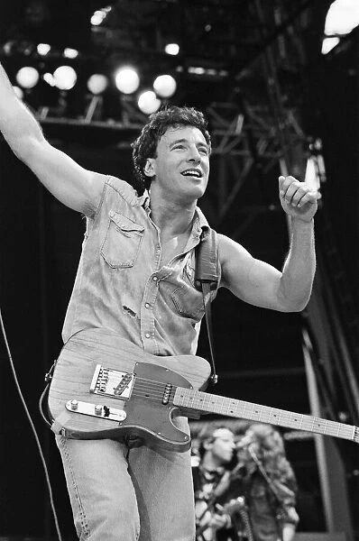 Bruce Springsteen performs at Wembley Stadium, London, United Kingdom