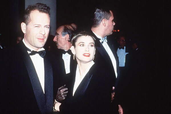 Bruce Willis & Demi Moore 1st April 1991 Actor Actress