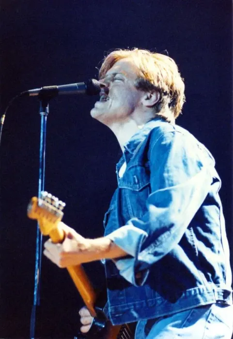 Framed Print : Bryan Adams in concert. (Circa 1992) Framed Print : Bryan Adams in concert. (Circa 1992)