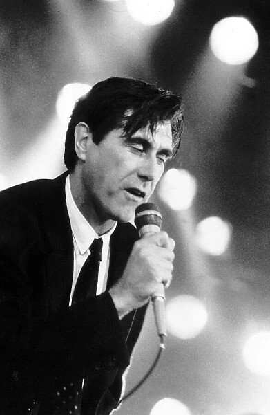 Bryan Ferry Singer with Pop Group Roxy Music