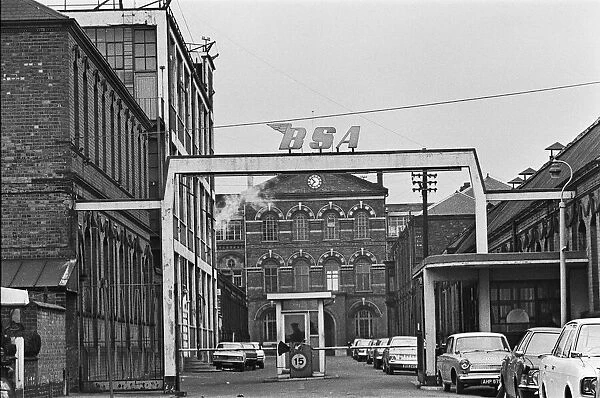 BSA Factory, Small Heath, Birmingham. 15th March 1973