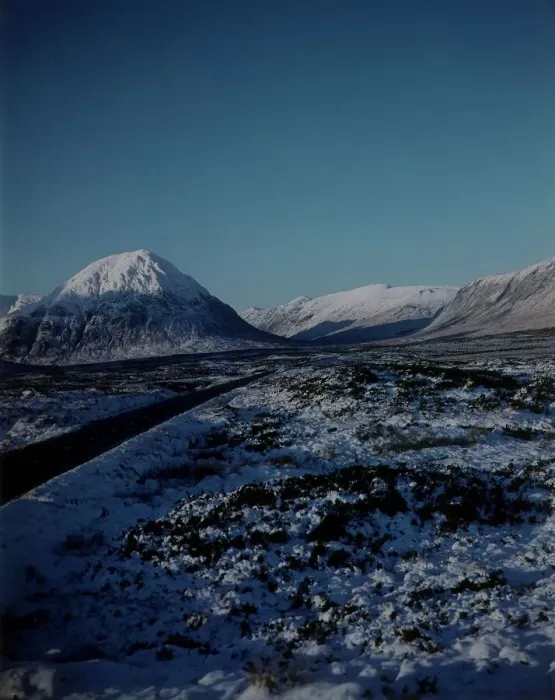 Framed Print : Buchaille Etive Mhor, Pass of Glencoe in winter Scotland 1981 Framed Print : Buchaille Etive Mhor, Pass of Glencoe in winter Scotland 1981