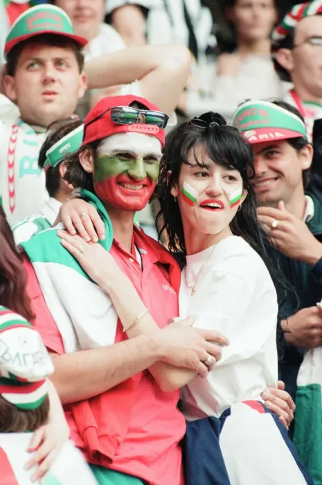 Framed Print : Bulgaria 1-0 Romania, Euro 1996 Group B match at St James Park, Newcastle