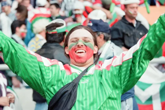 Framed Print : Bulgaria 1-0 Romania, Euro 1996 Group B match at St James Park, Newcastle
