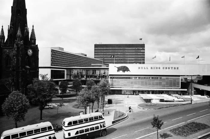 Framed Print : Bull Ring Shopping Centre, Birmingham, 10th June 1964 Framed Print : Bull Ring Shopping Centre, Birmingham, 10th June 1964