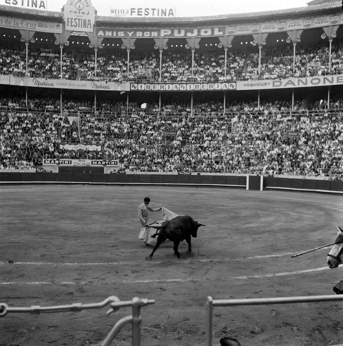 Framed Print : A Bullfight in Barcelona, Spain - July 1965 Framed Print : A Bullfight in Barcelona, Spain - July 1965