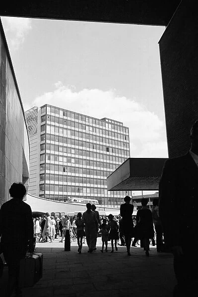 Bullring Open Air Market and Shopping Centre, Birmingham, 27th July 1963
