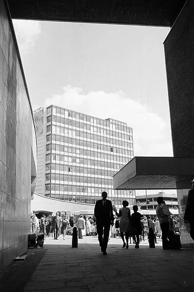 Bullring Open Air Market and Shopping Centre, Birmingham, 27th July 1963