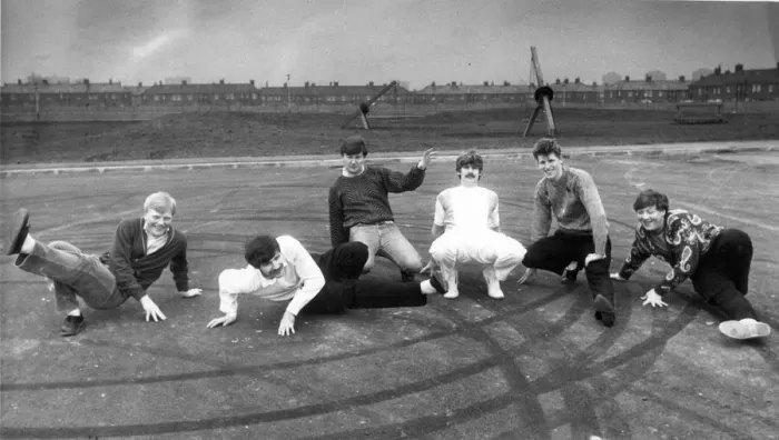 Framed Print : A bunch of lads have formed a Northern Soul organisation